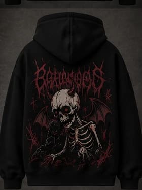 Winged Skeleton Hoodie