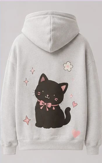 Bow Cat Hoodie