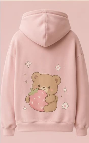 Strawberry Bear Hoodie