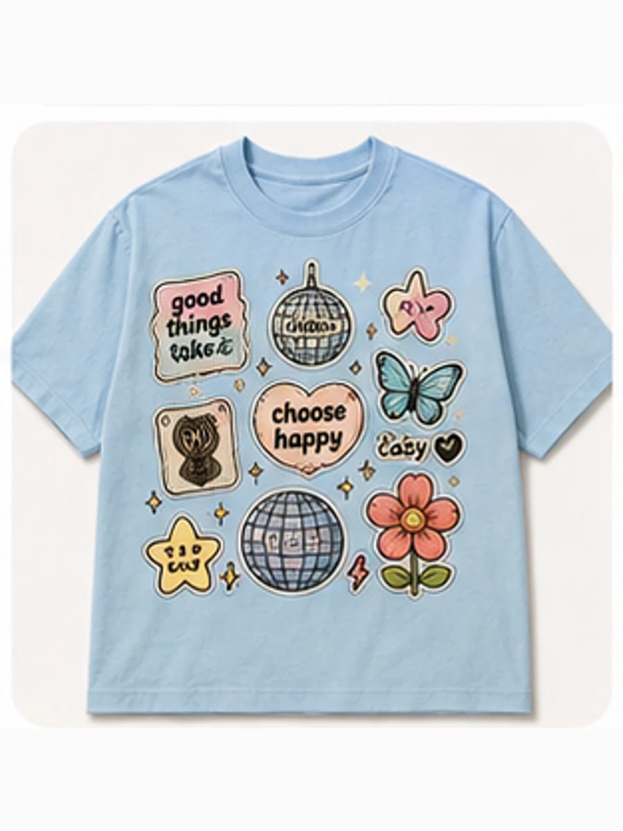 Sticker Sheet Tee, view 1