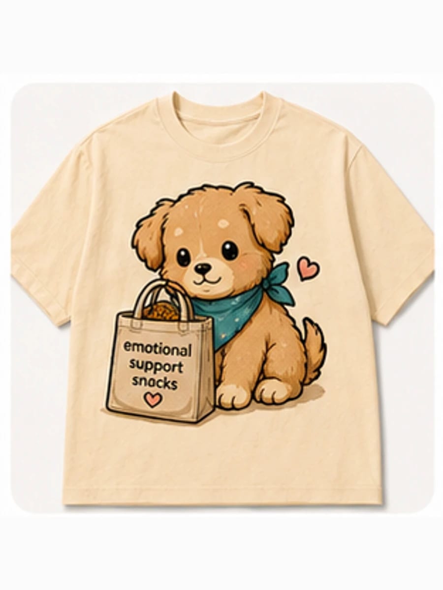 Emotional Support Snacks Tee, view 1
