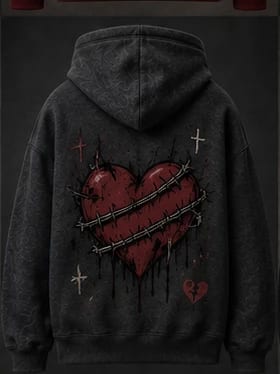 Barbed Heart Hoodie, view 1