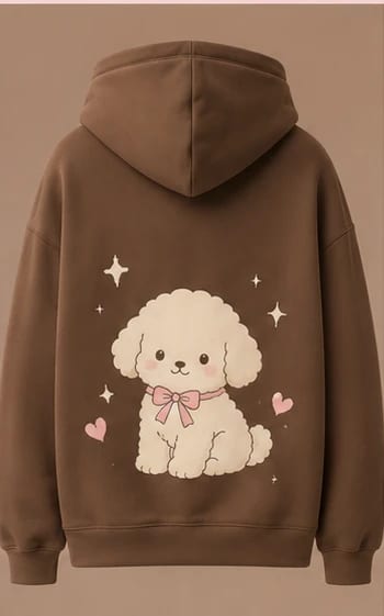 Poodle Hoodie, view 1