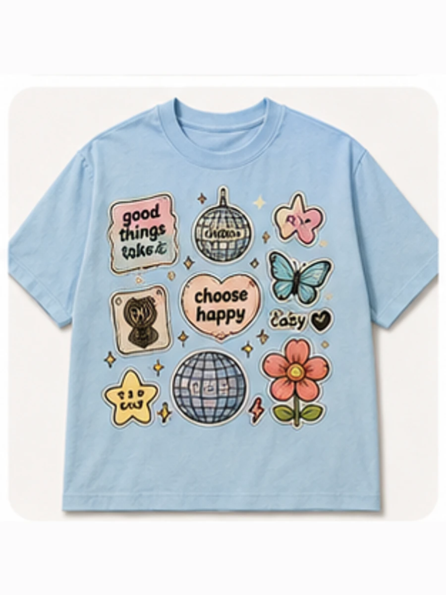 Sticker Sheet Tee, view 1