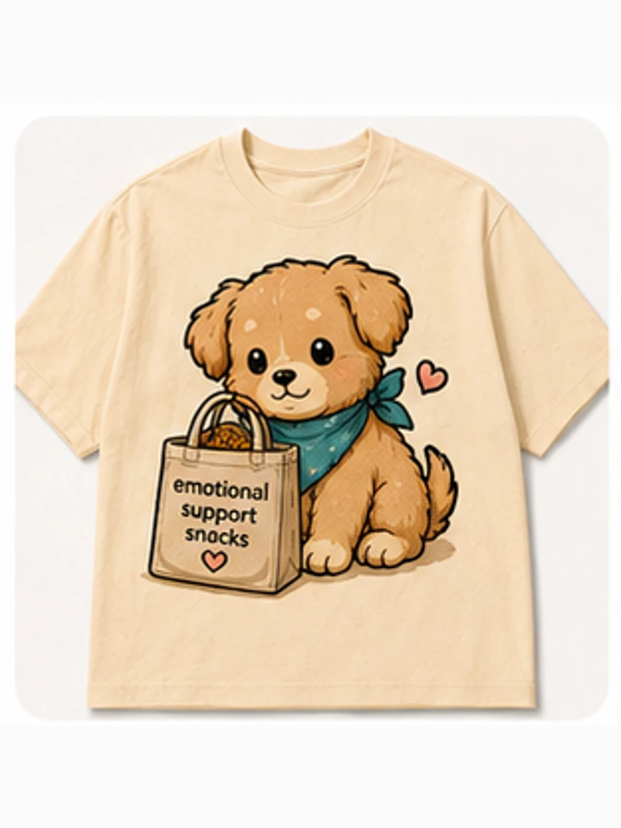 Emotional Support Snacks Tee, view 1
