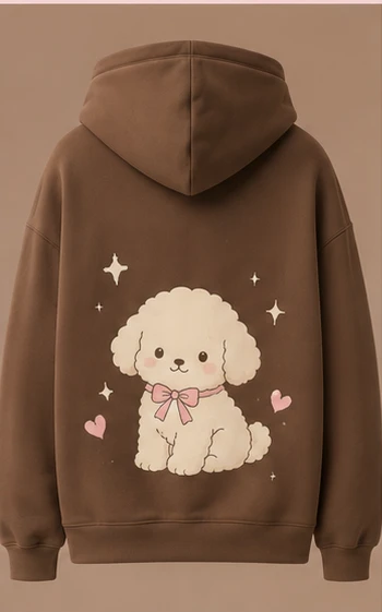 Poodle Hoodie, view 1
